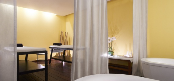 Spa Caroli Health Club Valencia.La cabina doble de masaje.