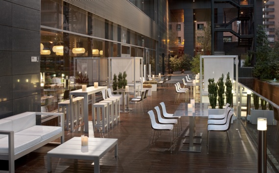 La terraza del Hotel Primus Valencia