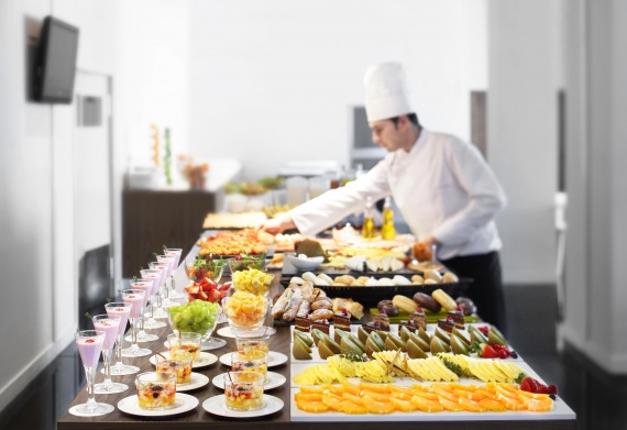 Rico desayuno en el Hotel Primus Valencia