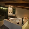 Increíblemente romántica habitación con bañera redonda