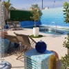 Jardín mediterráneo en el Spa Valencia las Arenas